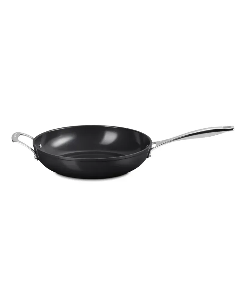 Le Creuset Pfanne mit Logo-Gravur - Schwarz Schwarz