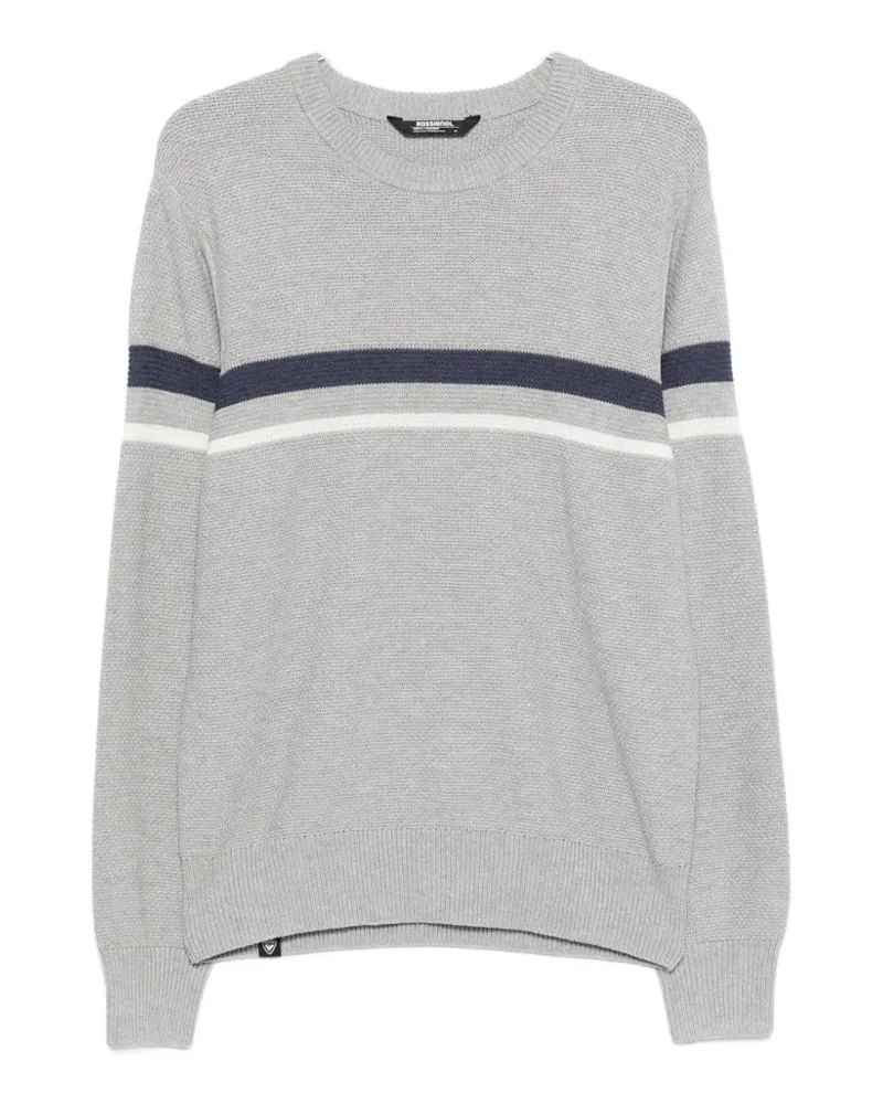 Rossignol striped crew-neck sweater - Grau Grau