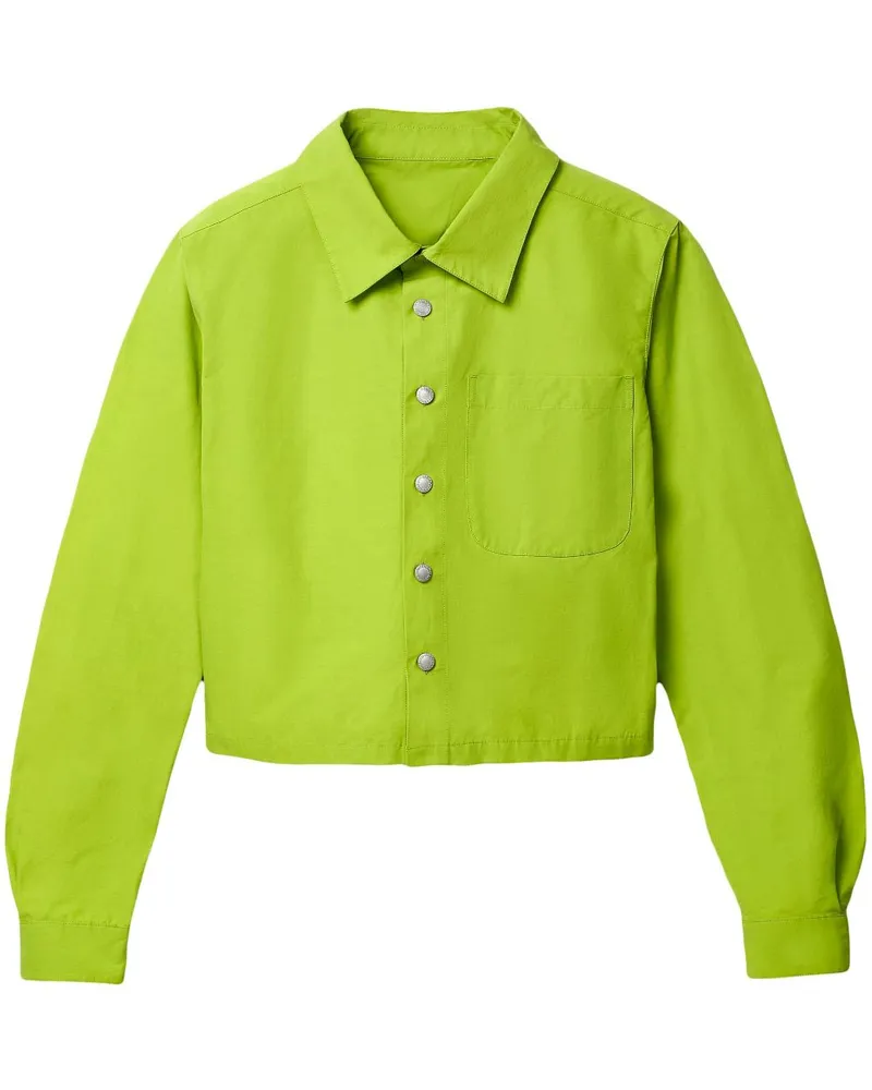 Camper Hemdjacke mit Knopfleiste - Grün Grün
