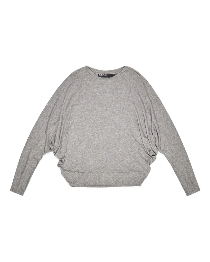 BIMBA Y LOLA Langarmshirt mit U-Boot-Ausschnitt - Grau Grau