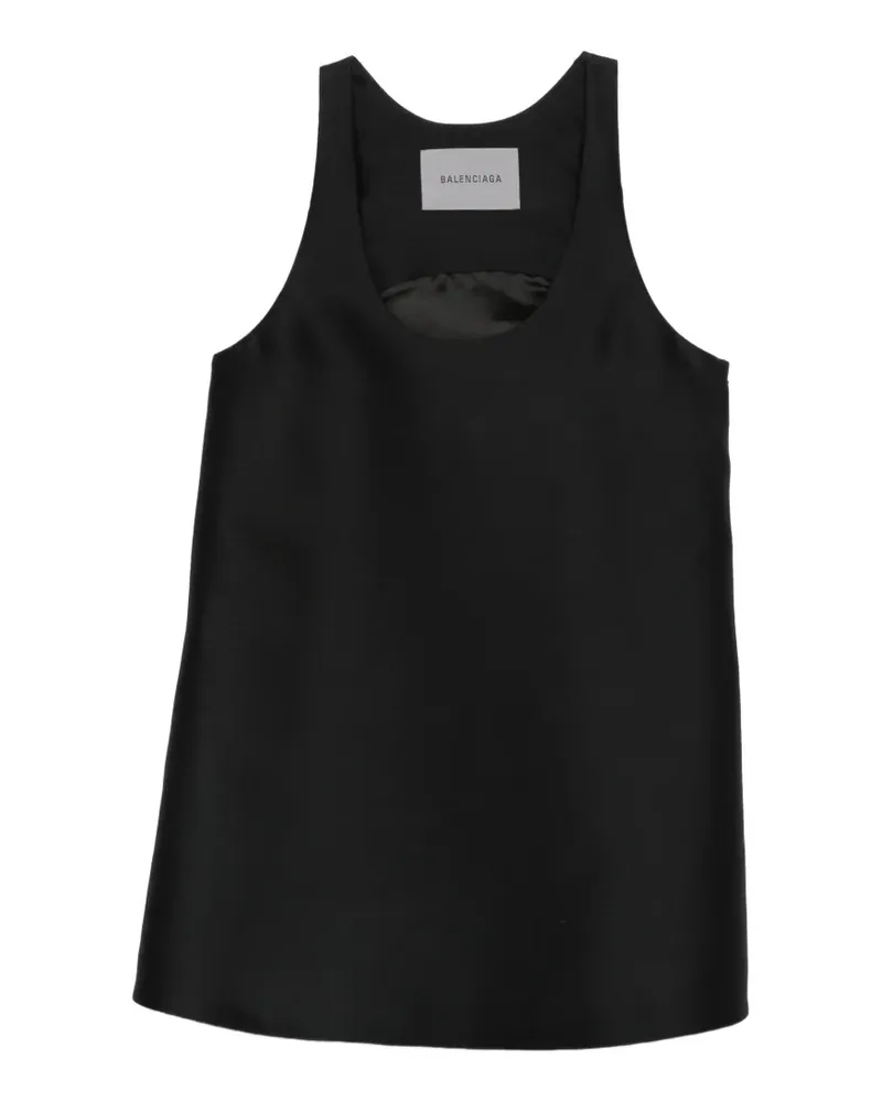 Balenciaga Ausgestelltes Kleid - Schwarz Schwarz