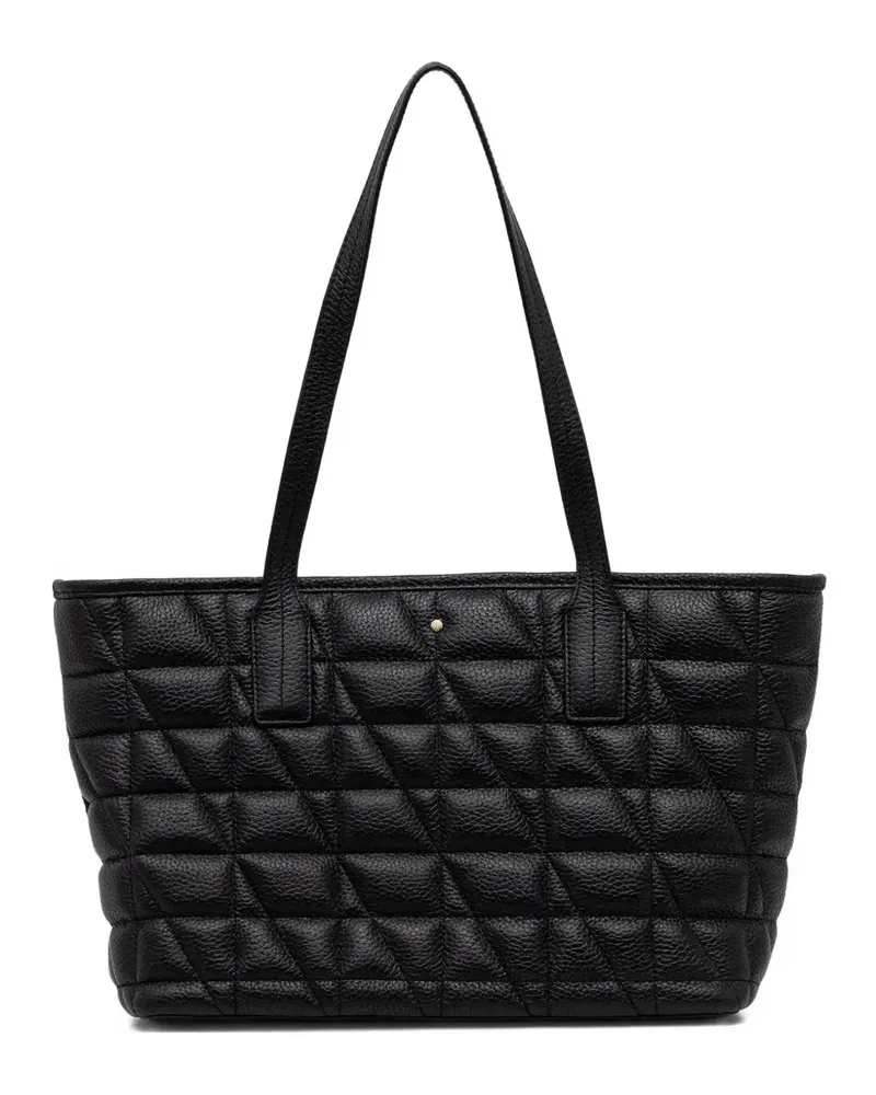 Geox Gardren quilted tote bag - Schwarz Schwarz