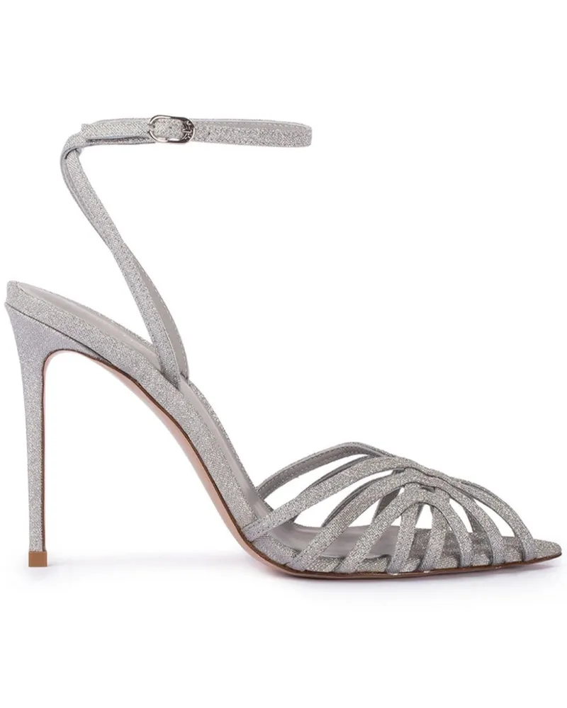Le Silla Embrace Sandalen mit Glitter - Silber Silber