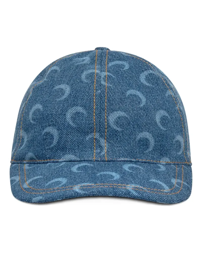 Marine Serre Moon Baseballkappe - Blau Blau