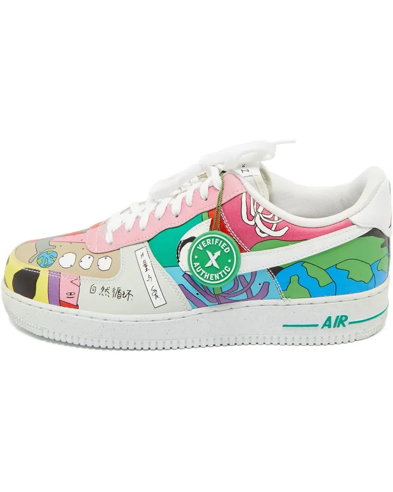 Nike Air Force 1 Low Flyleder-Sneakers - Weiß Weiß