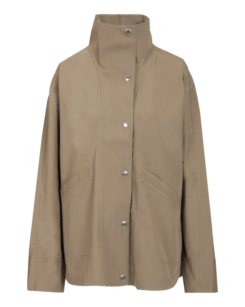 Totême Wasserabweisende Parachute Jacke - Nude Nude