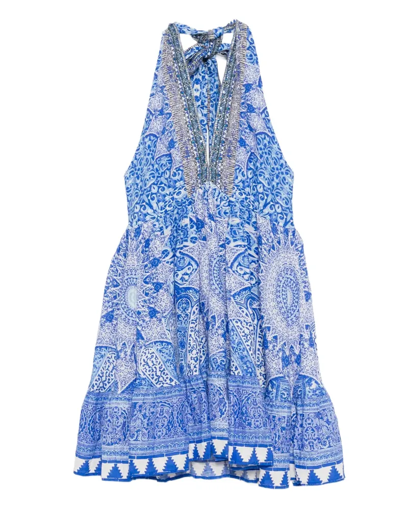 Camilla Halter dress - Blau Blau