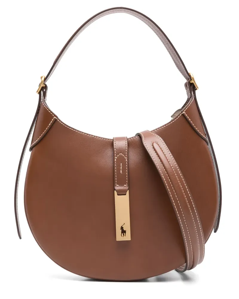Ralph Lauren Kleine Schultertasche - Braun Braun