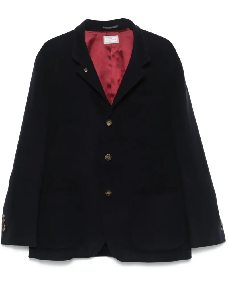 Brunello Cucinelli Jacke aus Kaschmir - Blau Blau