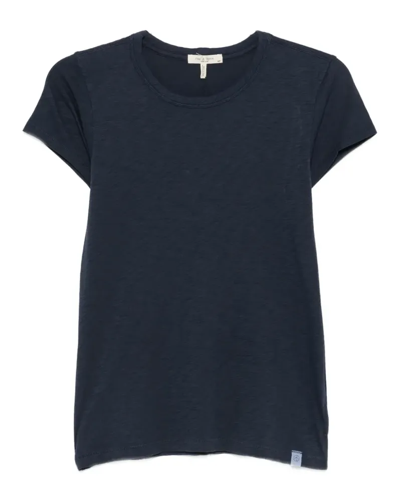 Rag & Bone T-Shirt mit Rundhalsausschnitt - Blau Blau