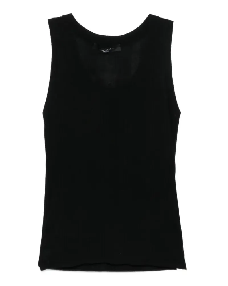 Max Mara ribbed top - Schwarz Schwarz