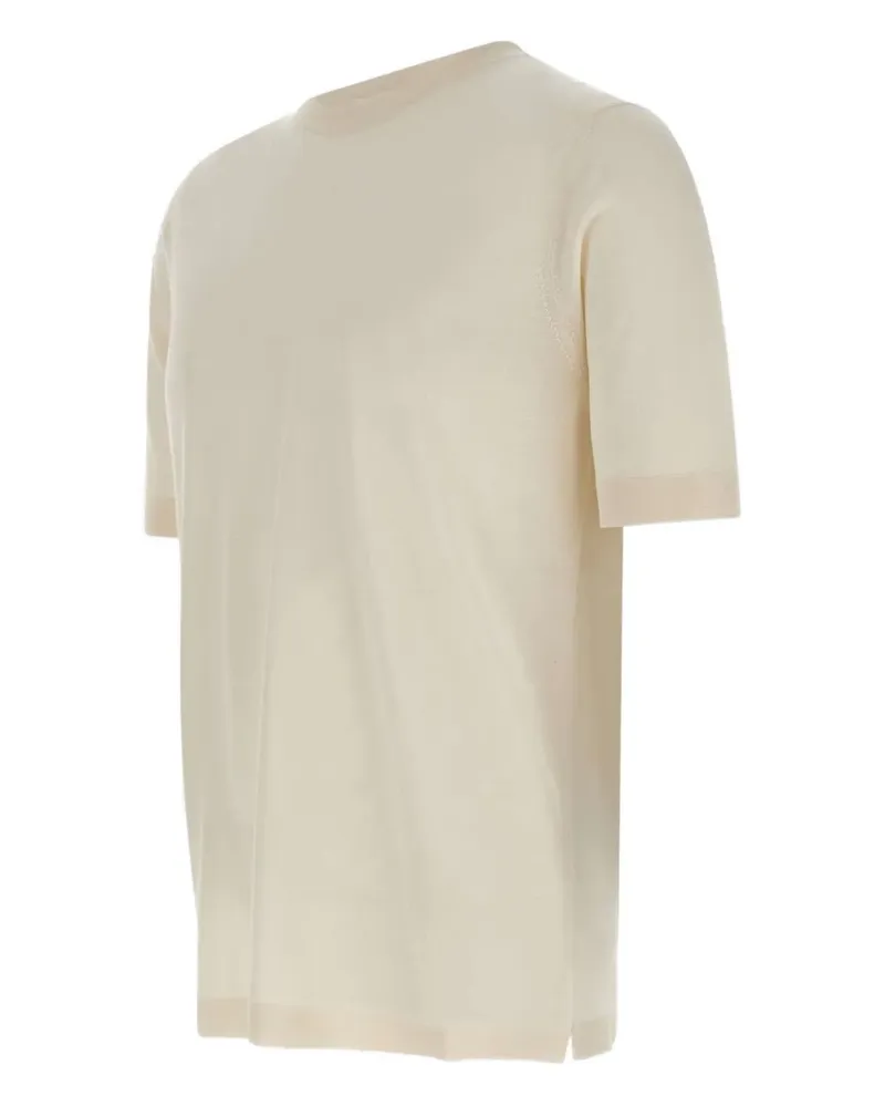 Filippo de Laurentiis Kurzärmeliger Pullover - Nude Nude
