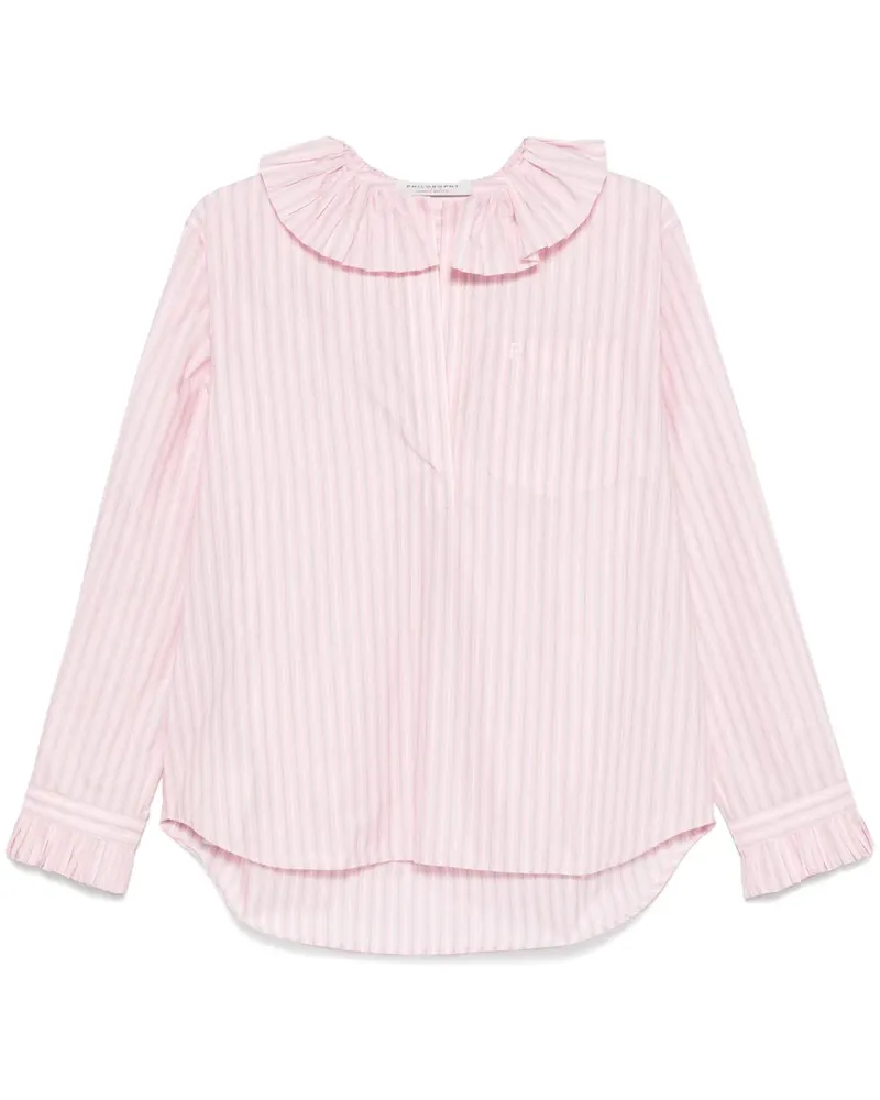 Philosophy Di Lorenzo Serafini Gestreifte Bluse - Rosa Rosa