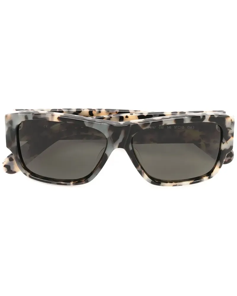 Kenzo Sonnenbrille mit quadratischem Gestell - Nude Nude