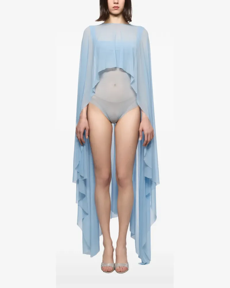 ATU Body Couture mesh bodysuit and cape set - Blau Blau