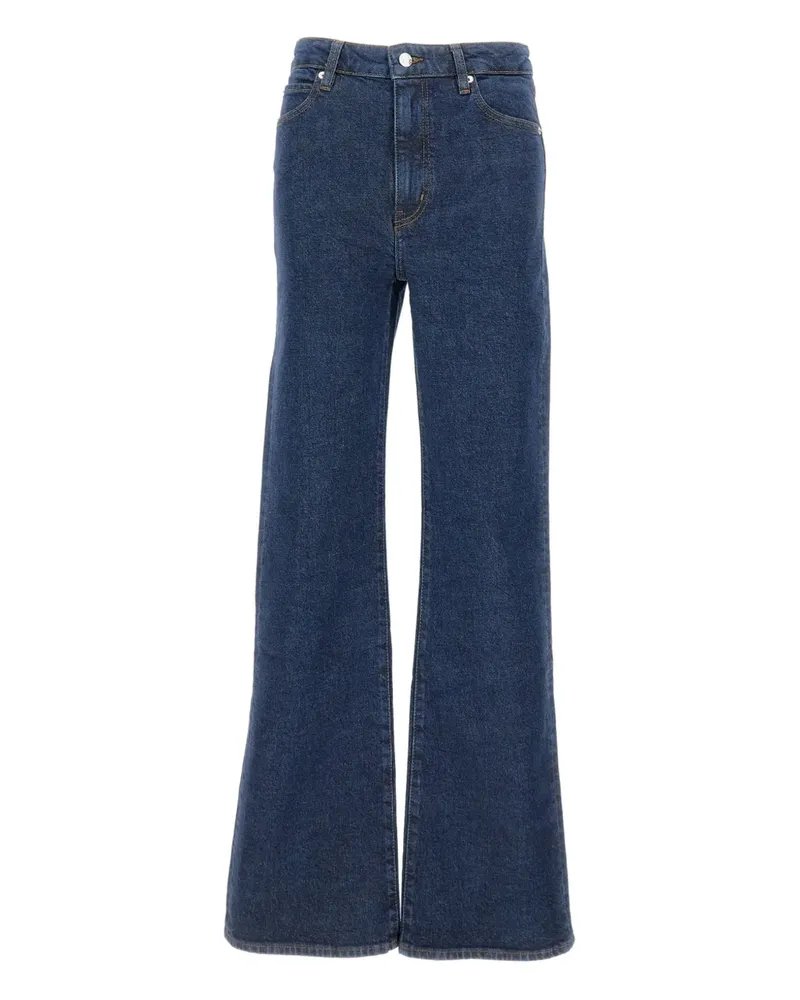 Frame Denim Ausgestellte High-Waist-Jeans - Blau Blau