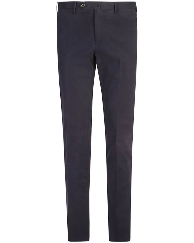 PT TORINO Tapered-Hose mit Bügelfalten - Blau Blau