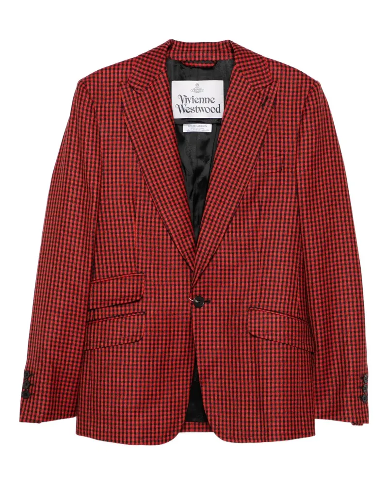 Vivienne Westwood Sakko mit Vichy-Karo - Rot Rot
