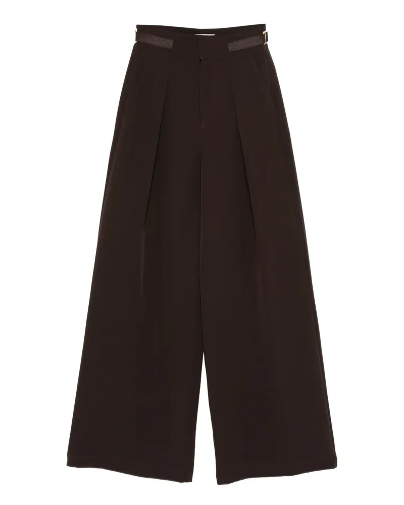 Ermanno Scervino Hose mit Bundfalten - Braun Braun