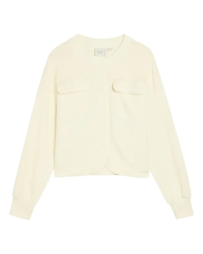 Varley Hartwell button-up sweatshirt - Nude Nude