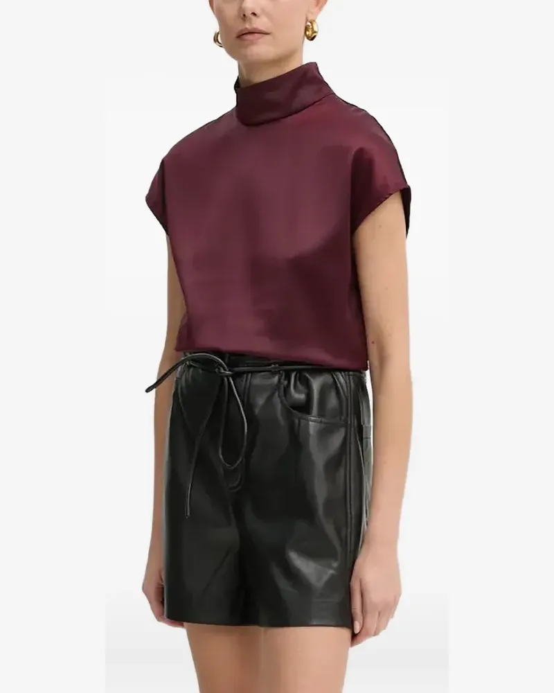 AERON high-neck top - Rot Rot