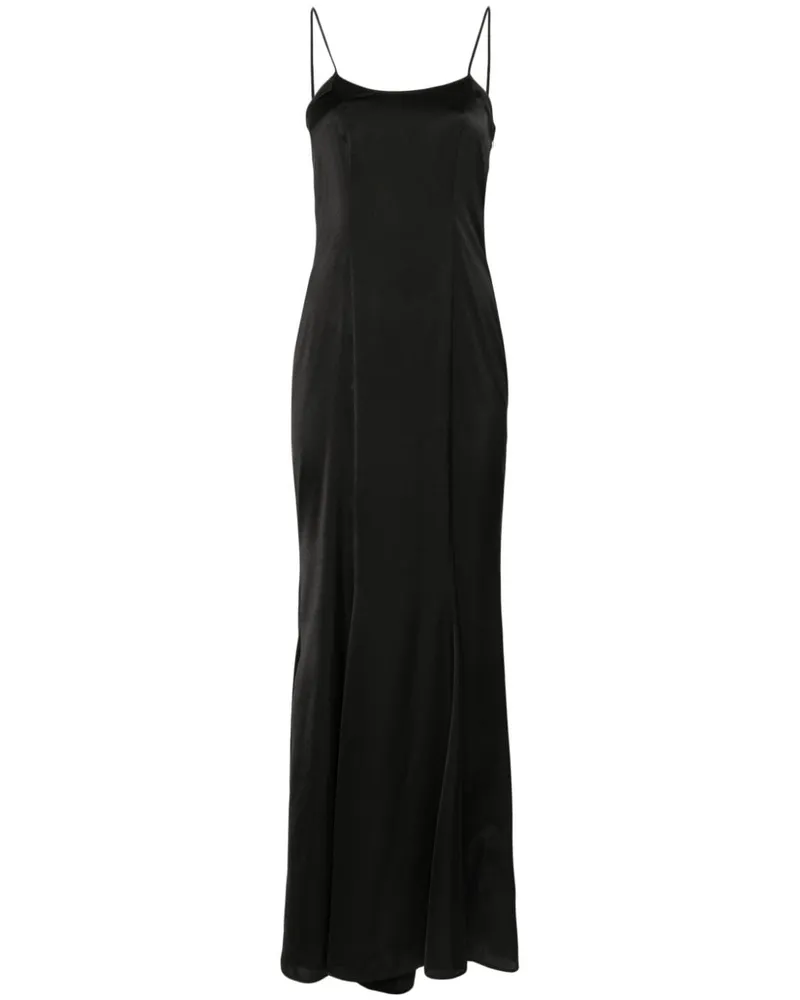 Blumarine Ärmelloses Maxikleid - Schwarz Schwarz