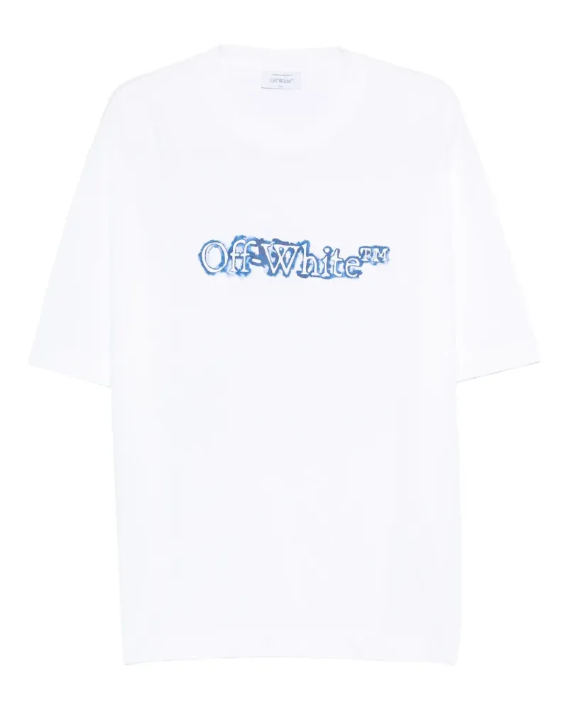 OFF-WHITE T-Shirt mit Logo-Print - Weiß Weiß