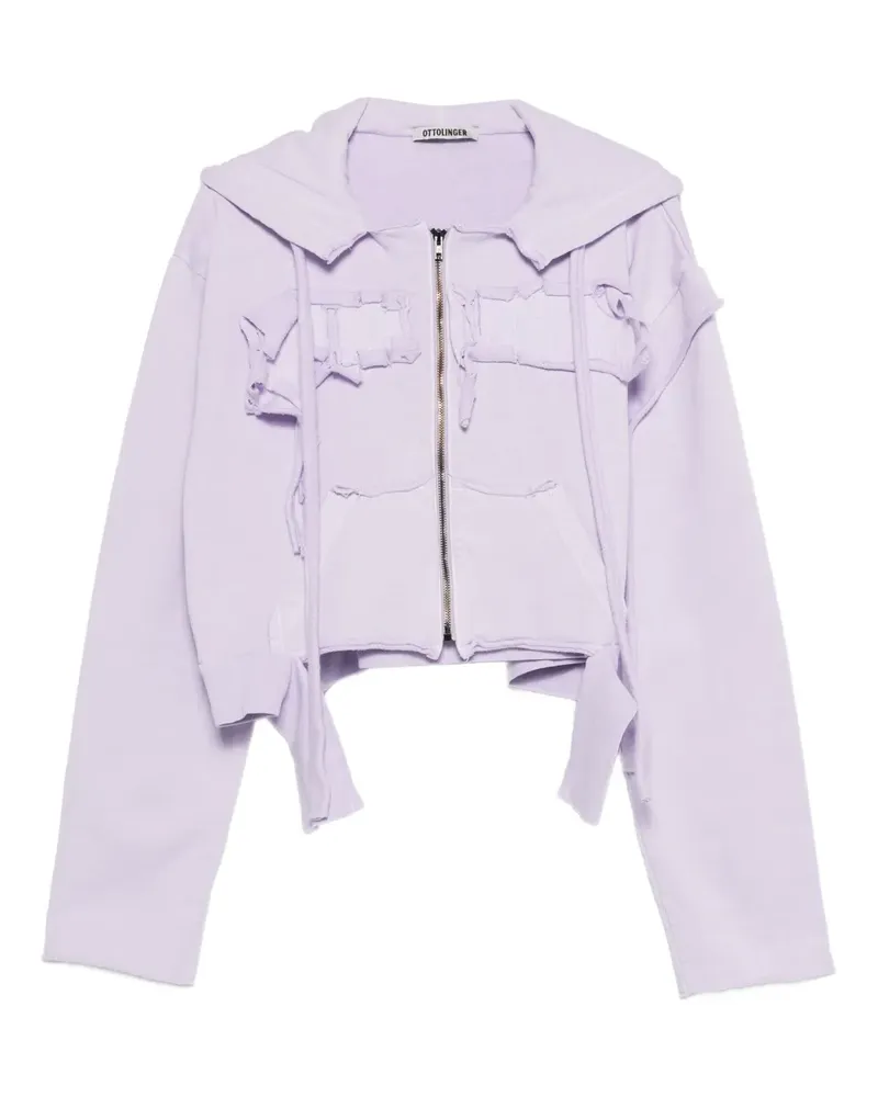 OTTOLINGER Kapuzenjacke in Distressed-Optik - Violett Violett