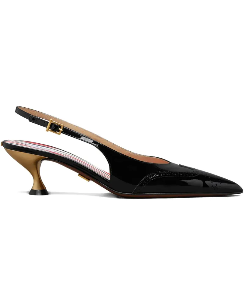 Thom Browne Slingback-Pumps 50mm - Schwarz Schwarz