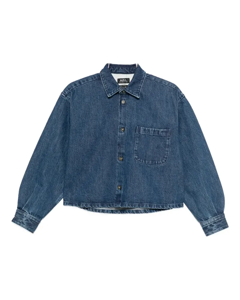 A.P.C. Pocket Samantha Jacket - Blau Blau