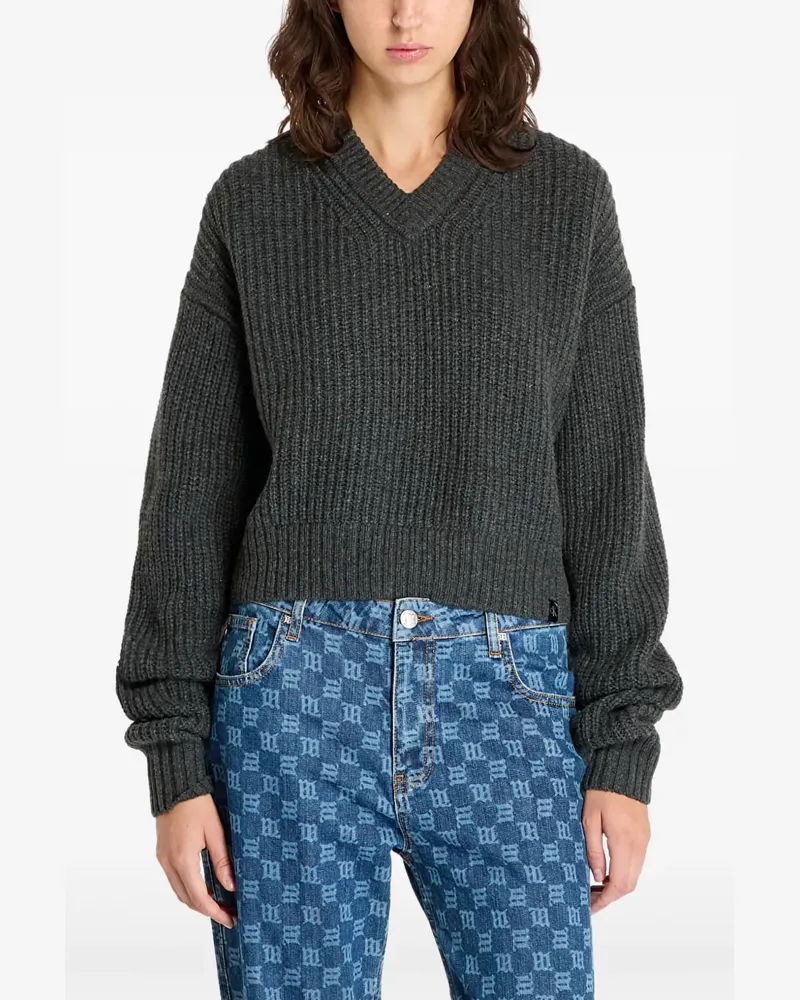 Calvin Klein Pullover mit V-Ausschnitt - Grau Grau
