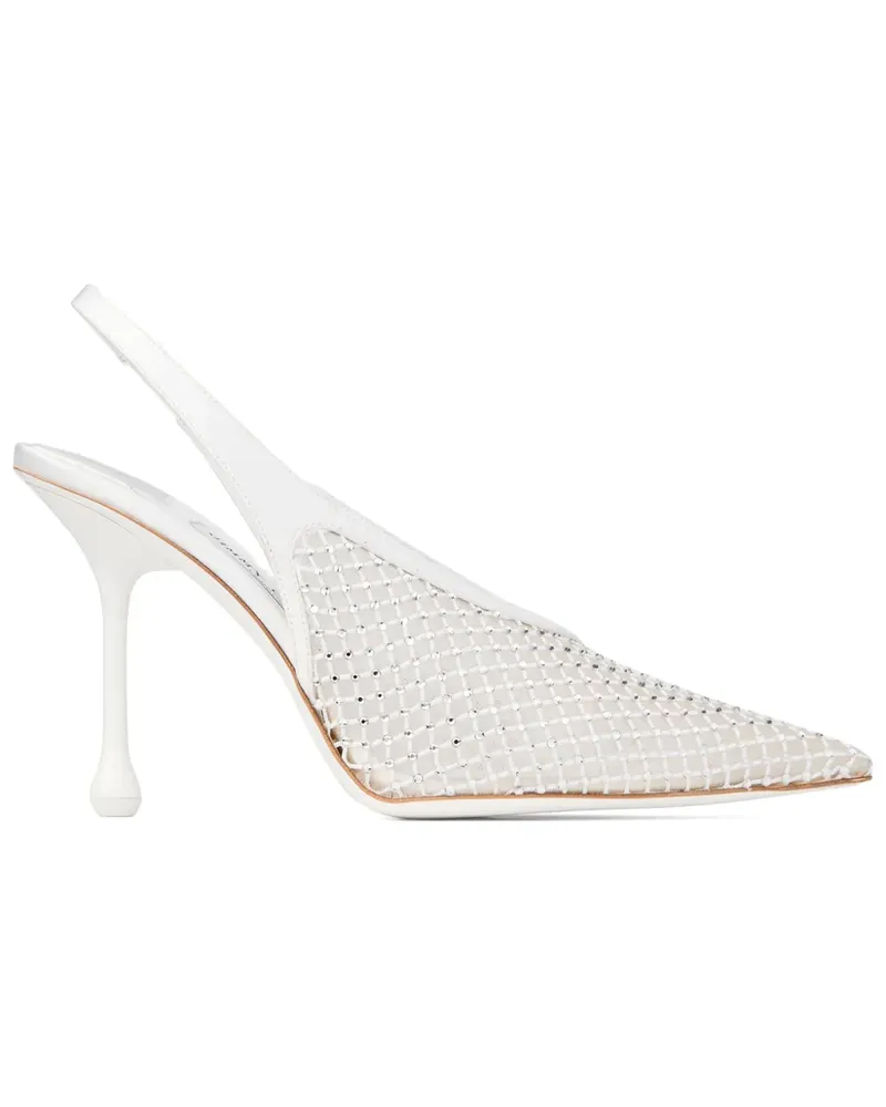 Jimmy Choo Isa Sandalen 95mm - Weiß Weiß