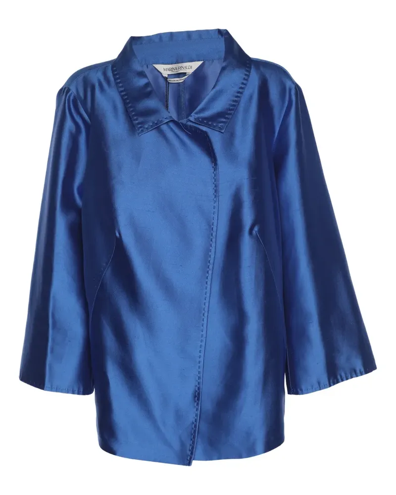Marina Rinaldi Jacke aus Seide - Blau Blau
