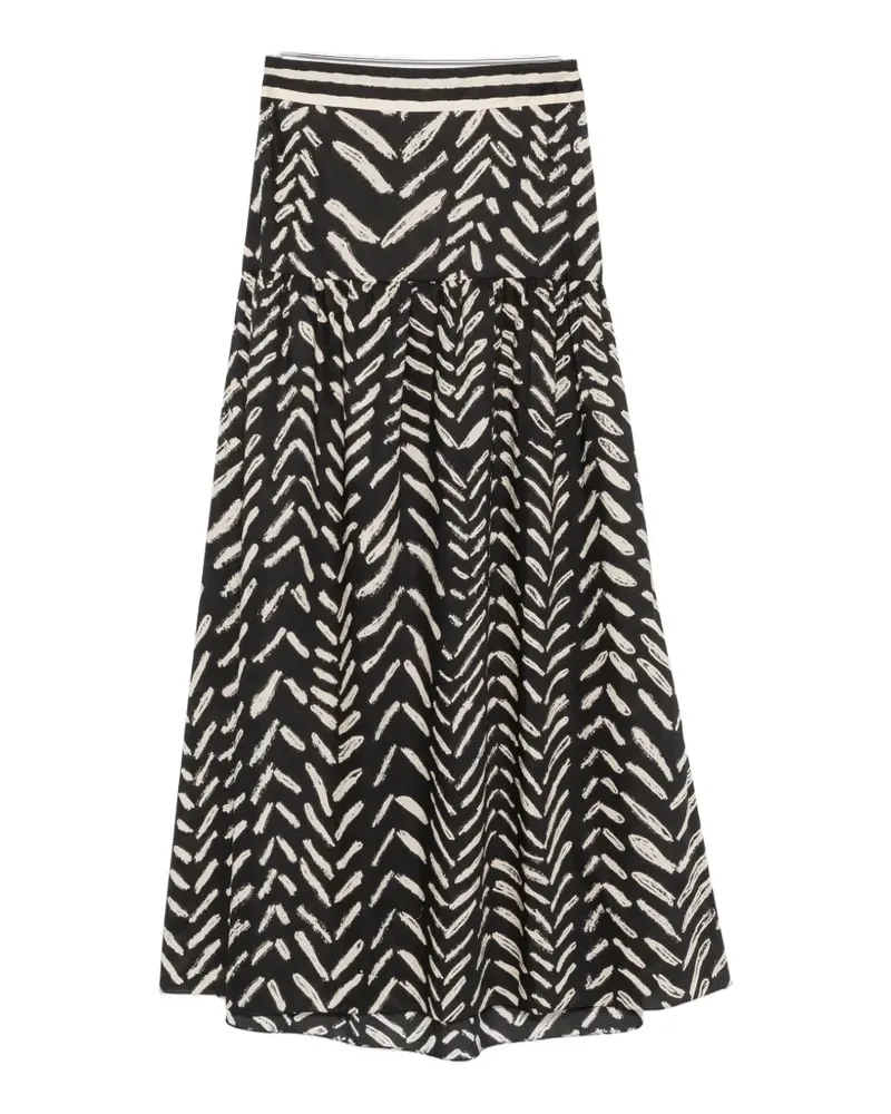 Johanna Ortiz Rituales maxi skirt - Schwarz Schwarz