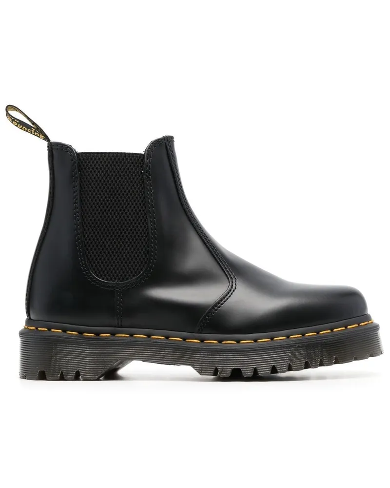 Dr.Martens Stiefel mit runder Kappe Schwarz