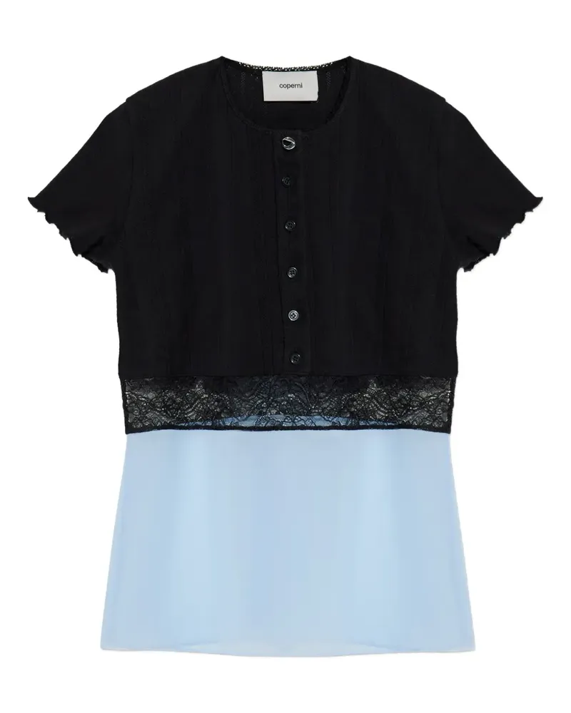 COPERNI Bluse mit Einsätzen - Schwarz Schwarz