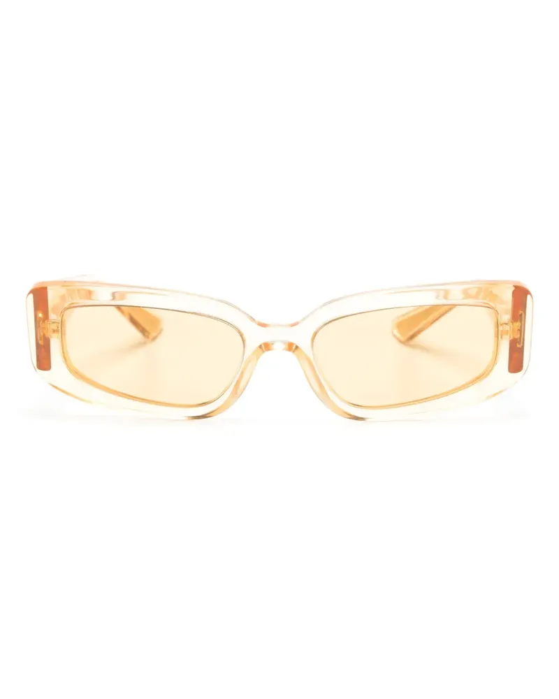Dolce & Gabbana Sonnenbrille mit eckigem Gestell - Nude Nude