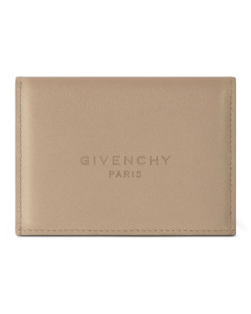 Givenchy Zweifarbiges Antigona Stamped Kartenetui mit Klappe - Nude Nude