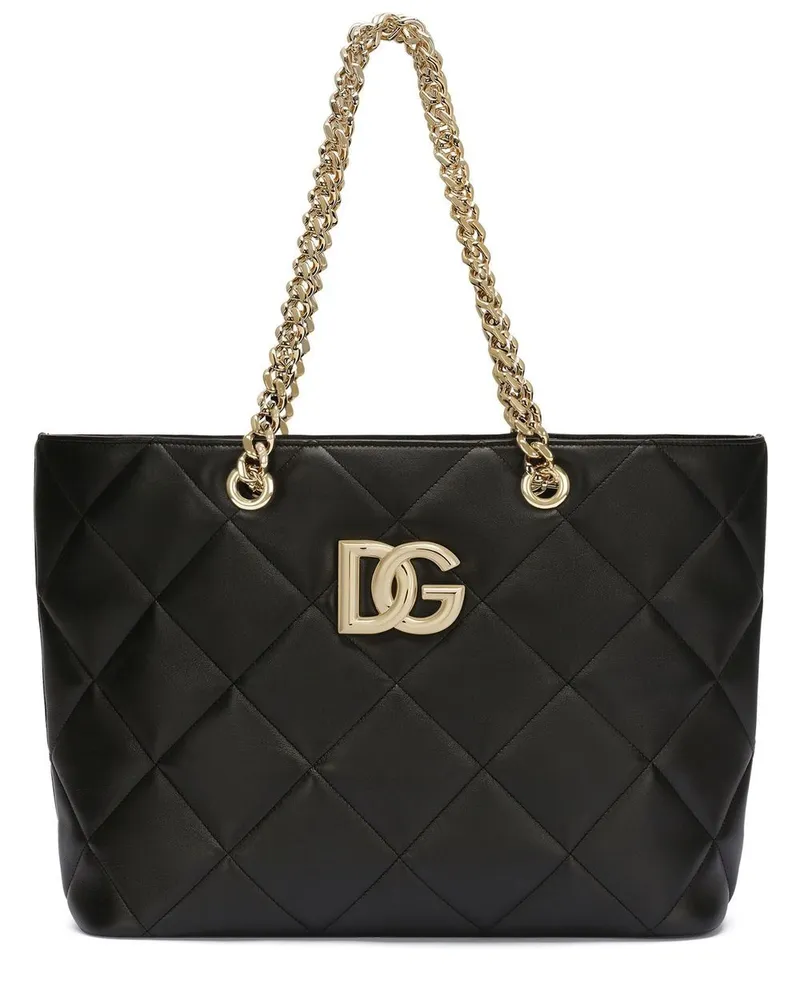 Dolce & Gabbana Gesteppte Handtasche - Schwarz Schwarz