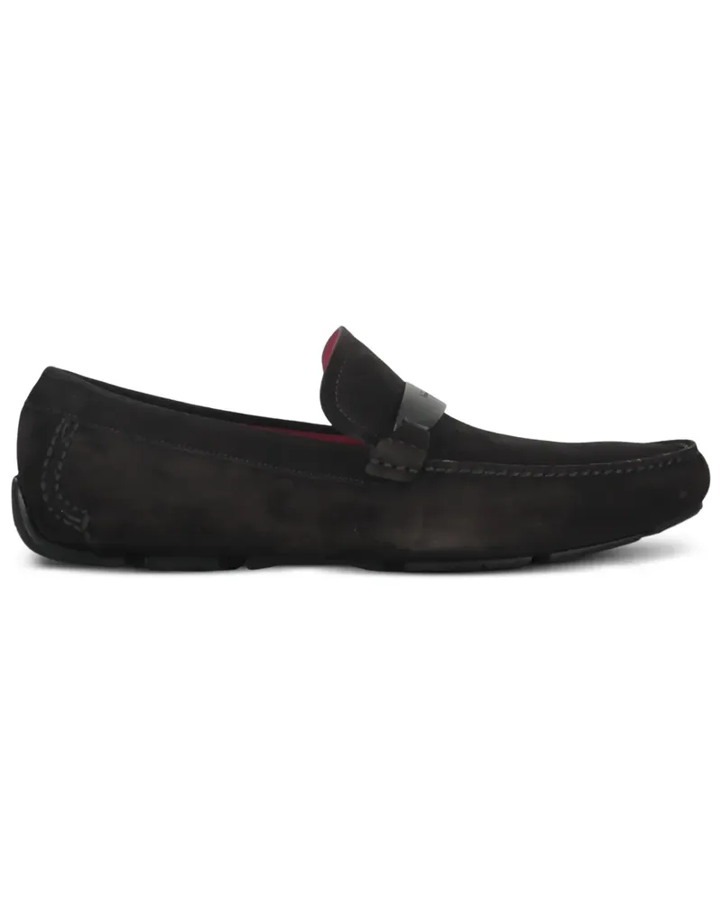 Ferragamo Loafer aus Wildleder - Braun Braun