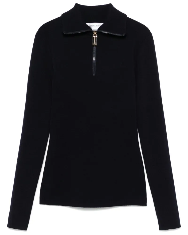 Victoria Beckham Pullover mit Reißverschluss - Blau Blau