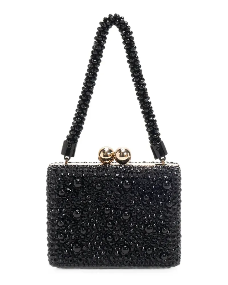 Carolina Herrera New York Greta Tote Bag mit Kristallen - Schwarz Schwarz