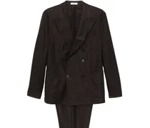 Doppelreihiger Anzug - Braun