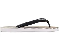 Ray Flip-Flops mit Gold-Print - Schwarz