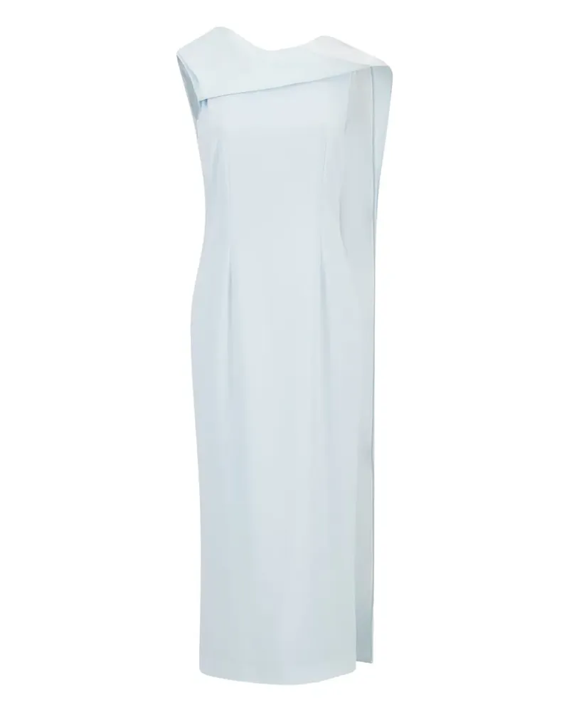 Roland Mouret Drapiertes Midikleid - Blau Blau