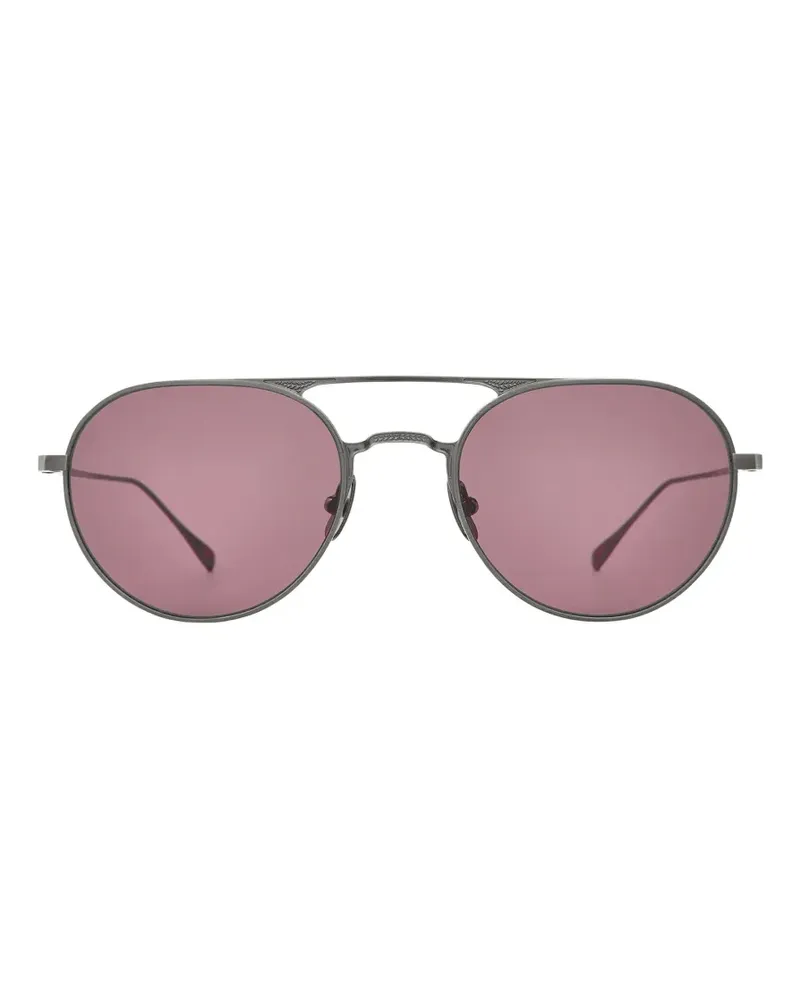 Garrett Leight Benny J pilot-frame sunglasses - Grau Grau