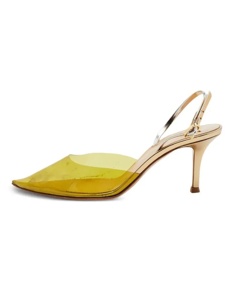 Gianvito Rossi Ribbon slingback pumps - Gelb Gelb