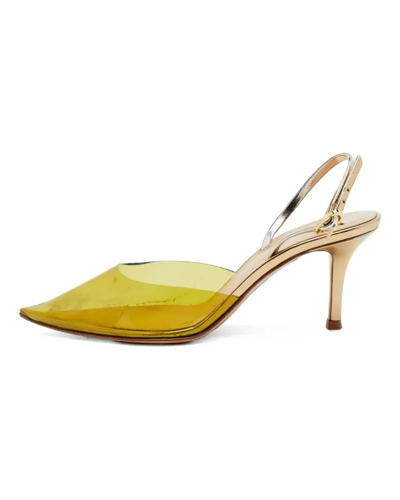 Gianvito Rossi Ribbon slingback pumps - Gelb Gelb