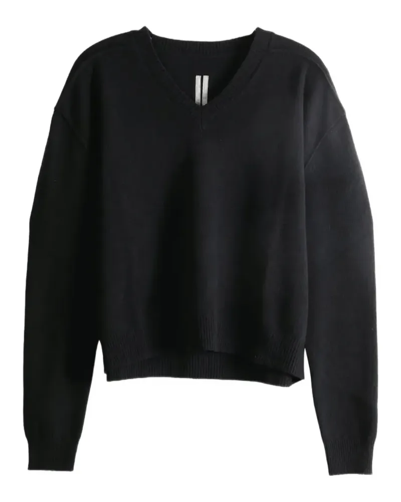 Rick Owens V-neck sweater - Schwarz Schwarz