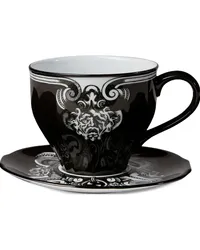 Gucci Tasse mit Untertasse Schwarz